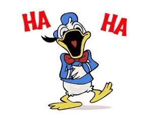 Gif animé rire Donald